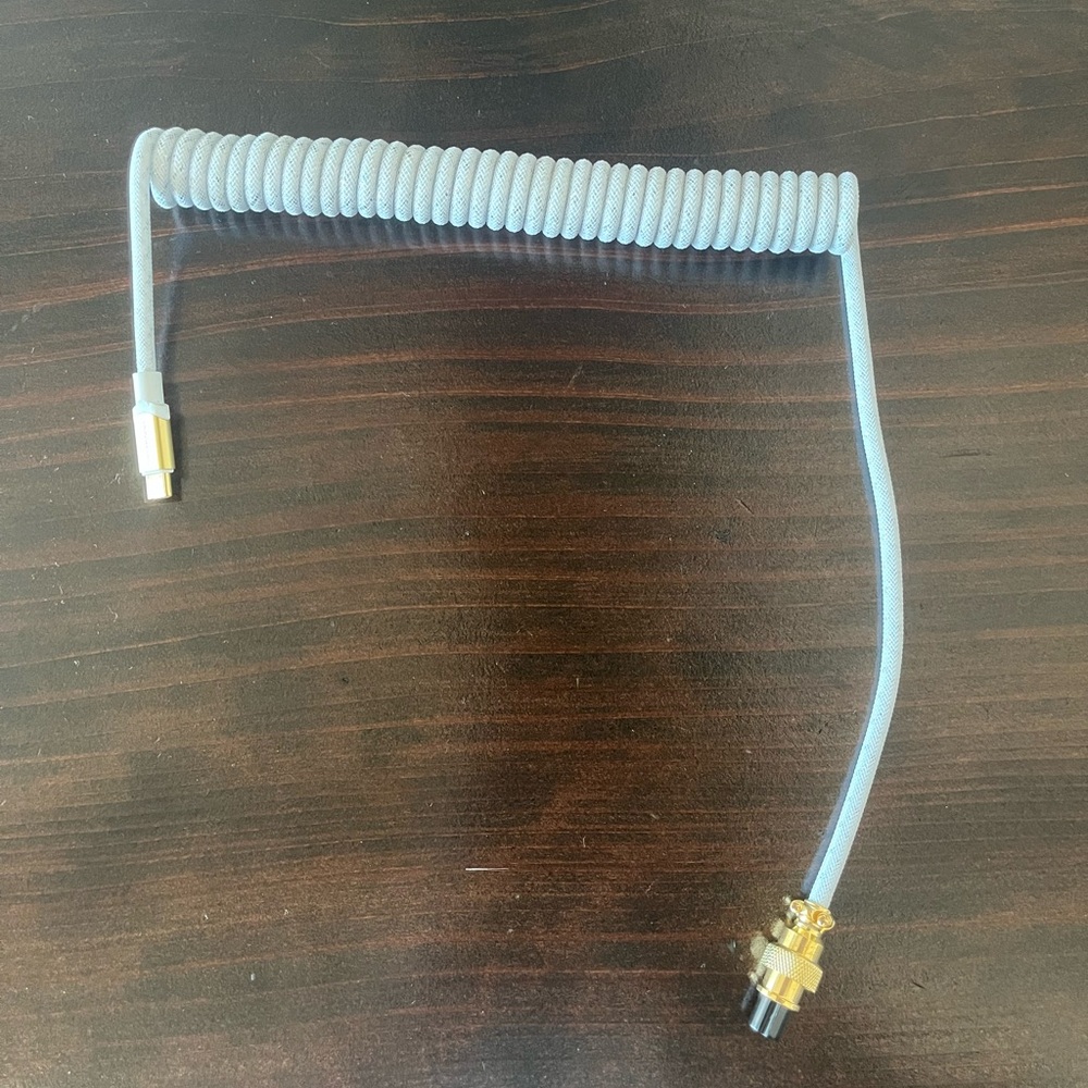 COILED KEYBOARD CABLE